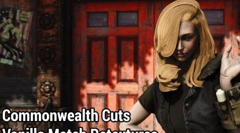 辐射4MOD 英联邦削减 - 香草比赛头发再造