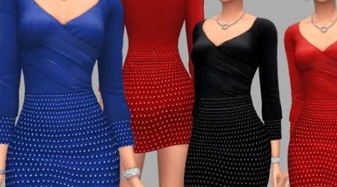 模拟人生4MOD Dress - A201901_1 连衣裙