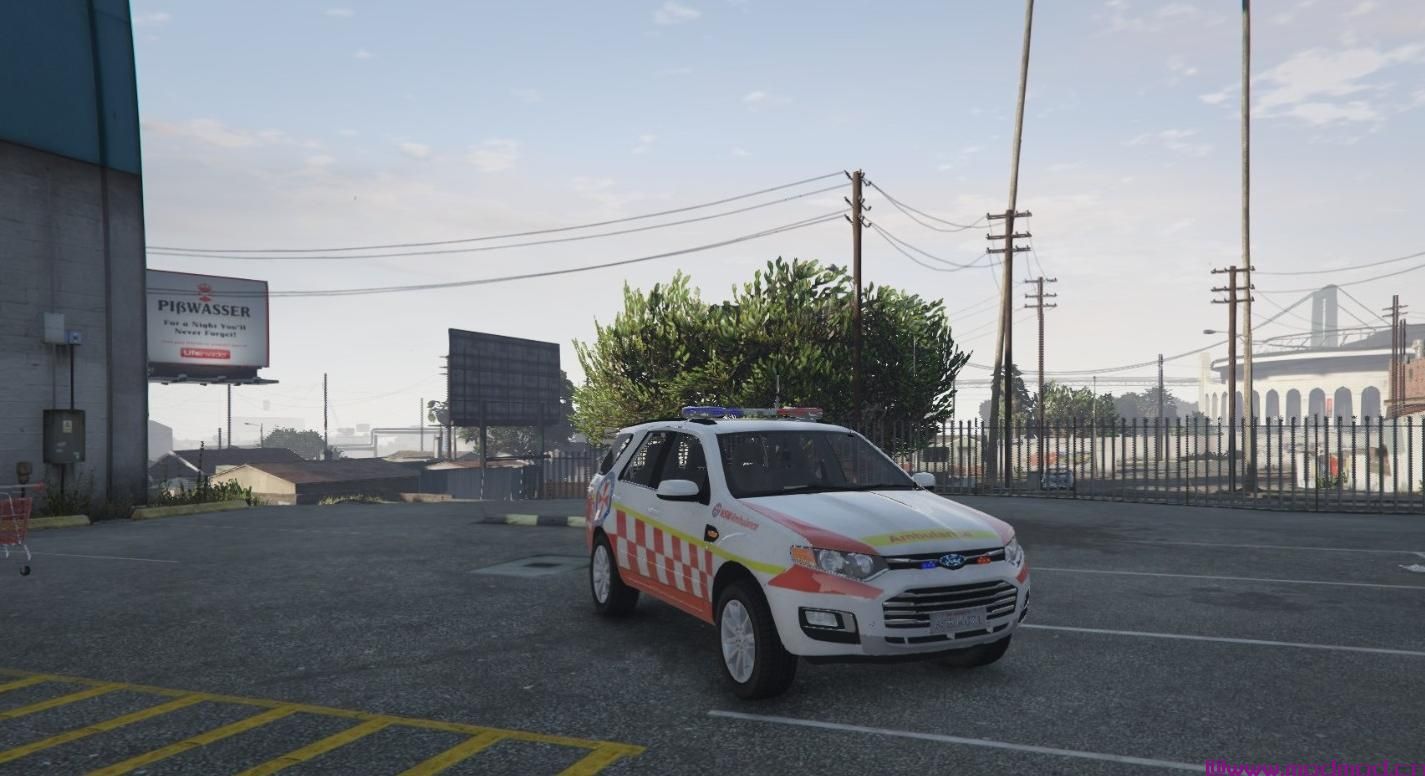 侠盗猎车手5「GTA5」Mod: NSW AMBULANCE FORD TERRITORY