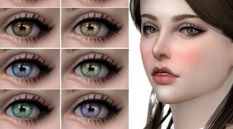 模拟人生4MOD S-Club WM ts4 Eyecolors 201901 眼球