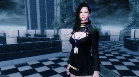 上古卷轴5：天际MOD 剑灵开胸装U身BS化,更新1.1，修复模型丢失BUG