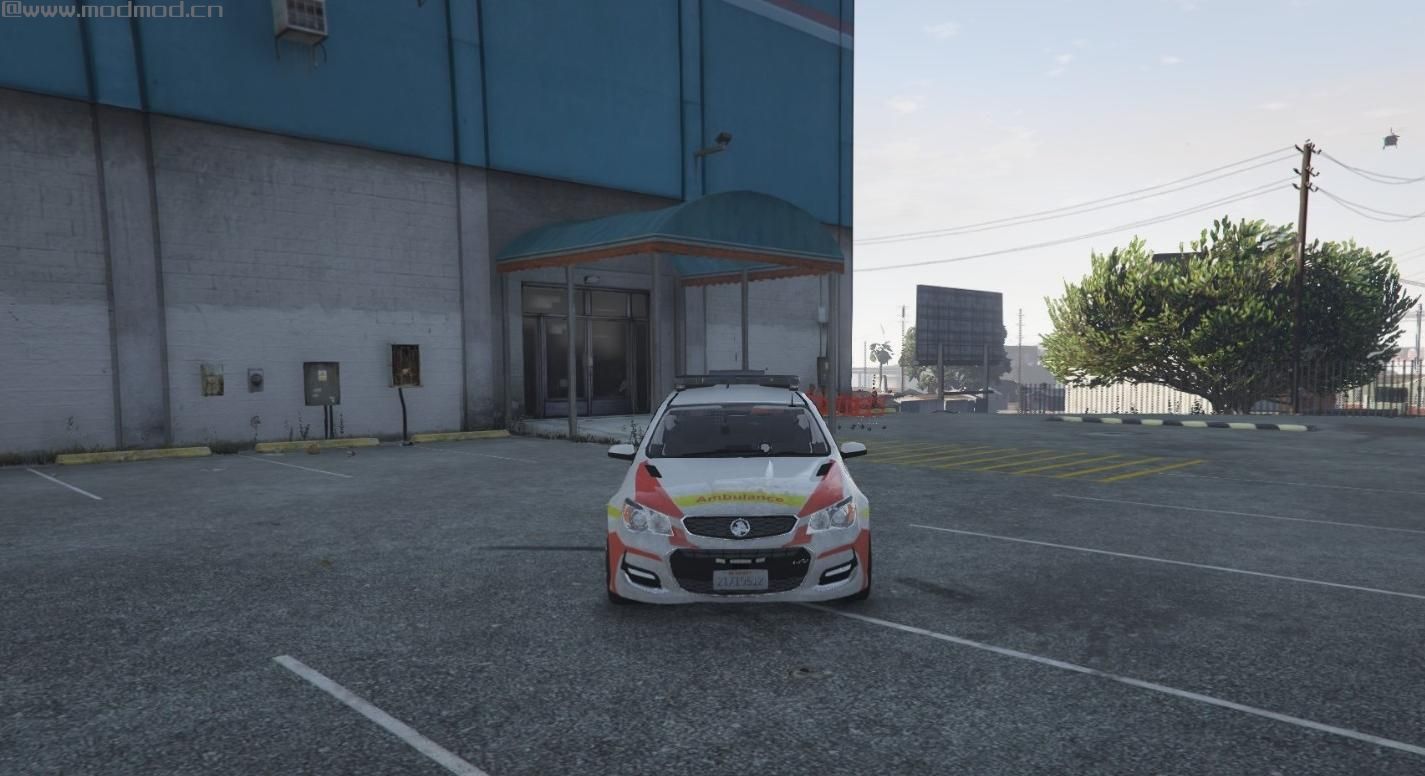 侠盗猎车手5「GTA5」Mod: NSW AMBULANCE HOLDEN VF SPORTSWAGON