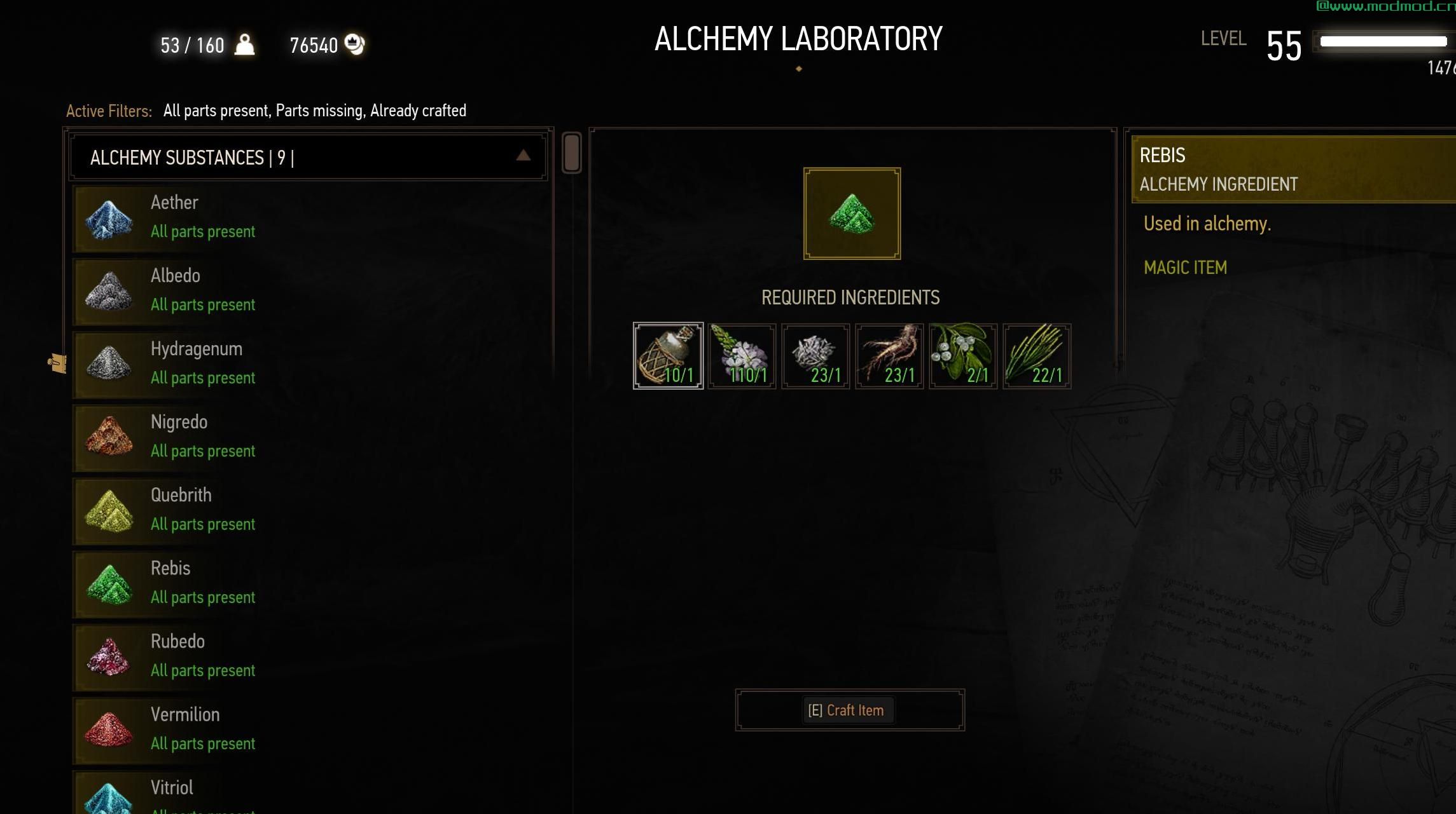 巫师3：狂猎MOD Better Alchemy(更好的炼金术）