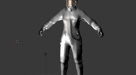 辐射4MOD Custom Institute worksuit model 服装模特