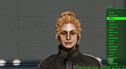 辐射4MOD 英联邦削减 - 香草比赛头发再造