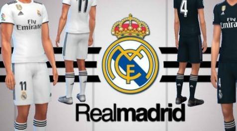 模拟人生4MOD Real Madrid CF Kit 2018/19 fitness needed 球衣