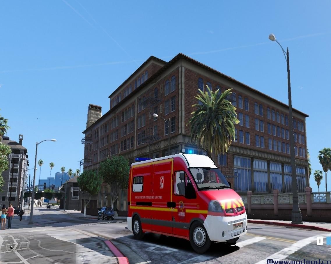 侠盗猎车手5「GTA5」Mod: VSAV Touraine