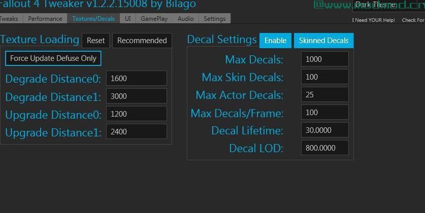 Fallout 4配置工具 - 由Bilago提供