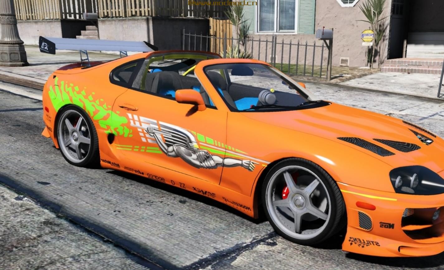 侠盗猎车手5「GTA5」Mod: Fast and Furious Toyota Supra livery