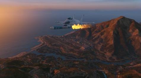 侠盗猎车手5「GTA5」Mod: 飞机的替代导弹