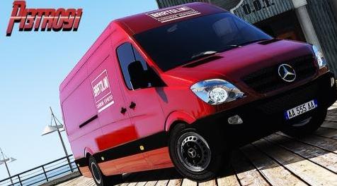 侠盗猎车手5「GTA5」Mod: 2013 Mercedes Sprinter - Bartolini Livery