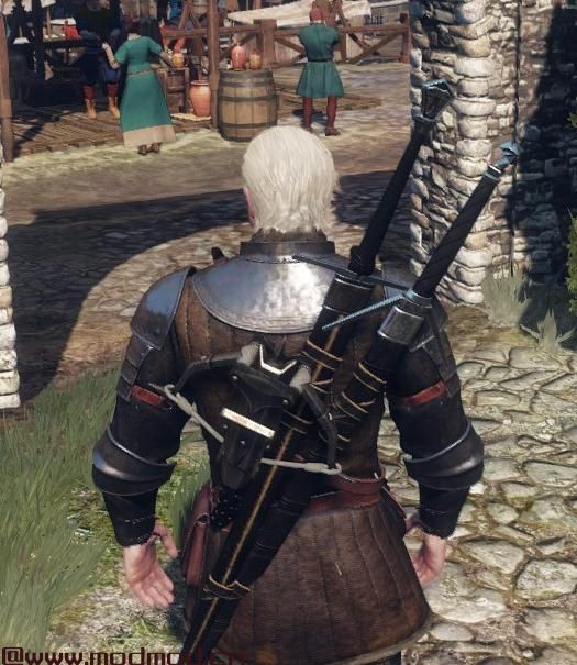 巫师3：狂猎MOD 重新着色的Cidarian骑兵盔甲