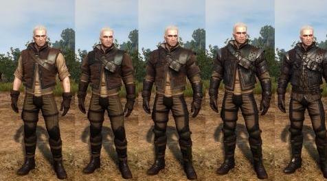 巫师3：狂猎MOD Wolf armor retexture（狼学派）