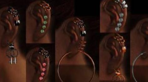 辐射4MOD 耳饰v1.00 (HN66s Plain Earrings)
