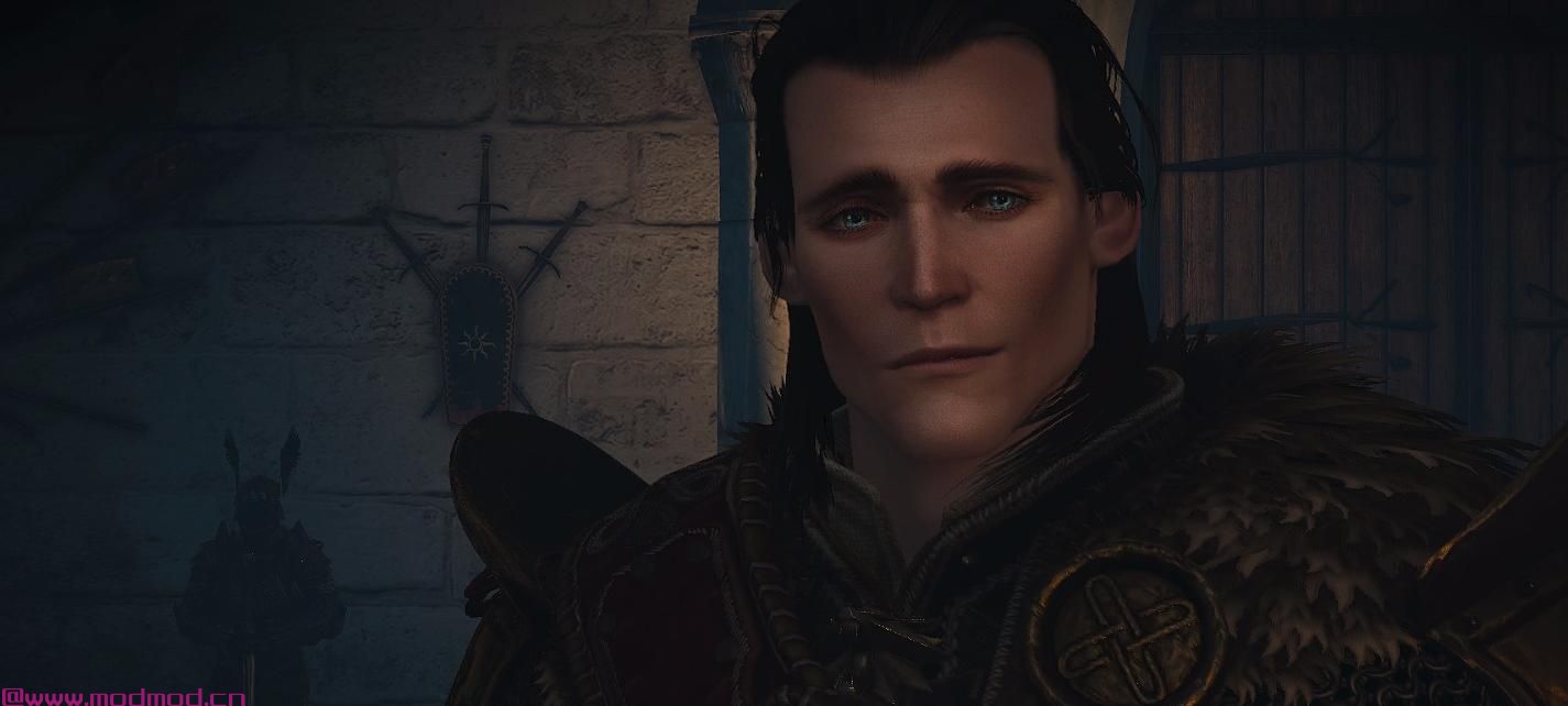 巫师3：狂猎MOD Geralt of Rivia to Loki of Asgard（洛基面部）