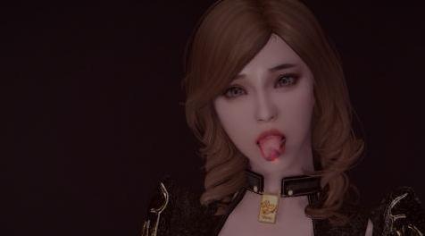 上古卷轴5：天际MOD 绅士必备ovo可装备舌头材质替换，增加真实的贴图+增加发光+增加更好的油光