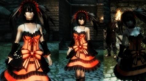 上古卷轴5：天际MOD 在N网发现一套小三的衣服，小三是谁？是狂三哦，狂三哦，狂三哦重要的事情要说三遍！