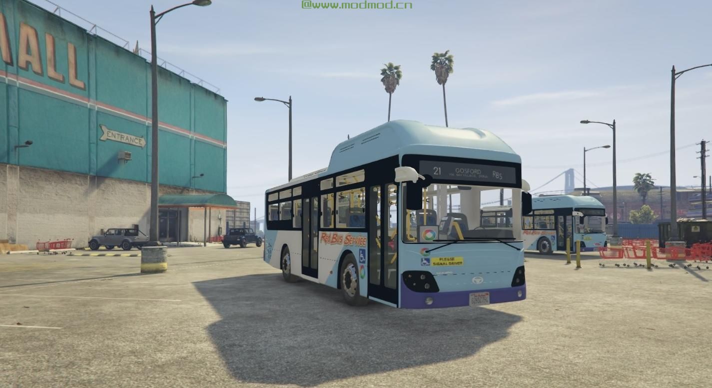 侠盗猎车手5「GTA5」Mod: RED BUS SERVICE NSW LIVERY