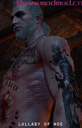 巫师3：狂猎MOD 杰洛特上身纹身