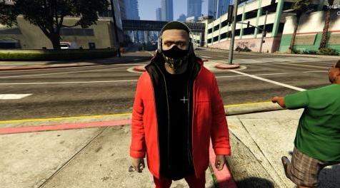 侠盗猎车手5「GTA5」Mod: 富兰克林的红夹克