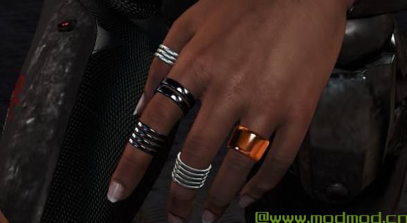 辐射4MOD 经典平面戒 (HN66s Classical Plain Rings)