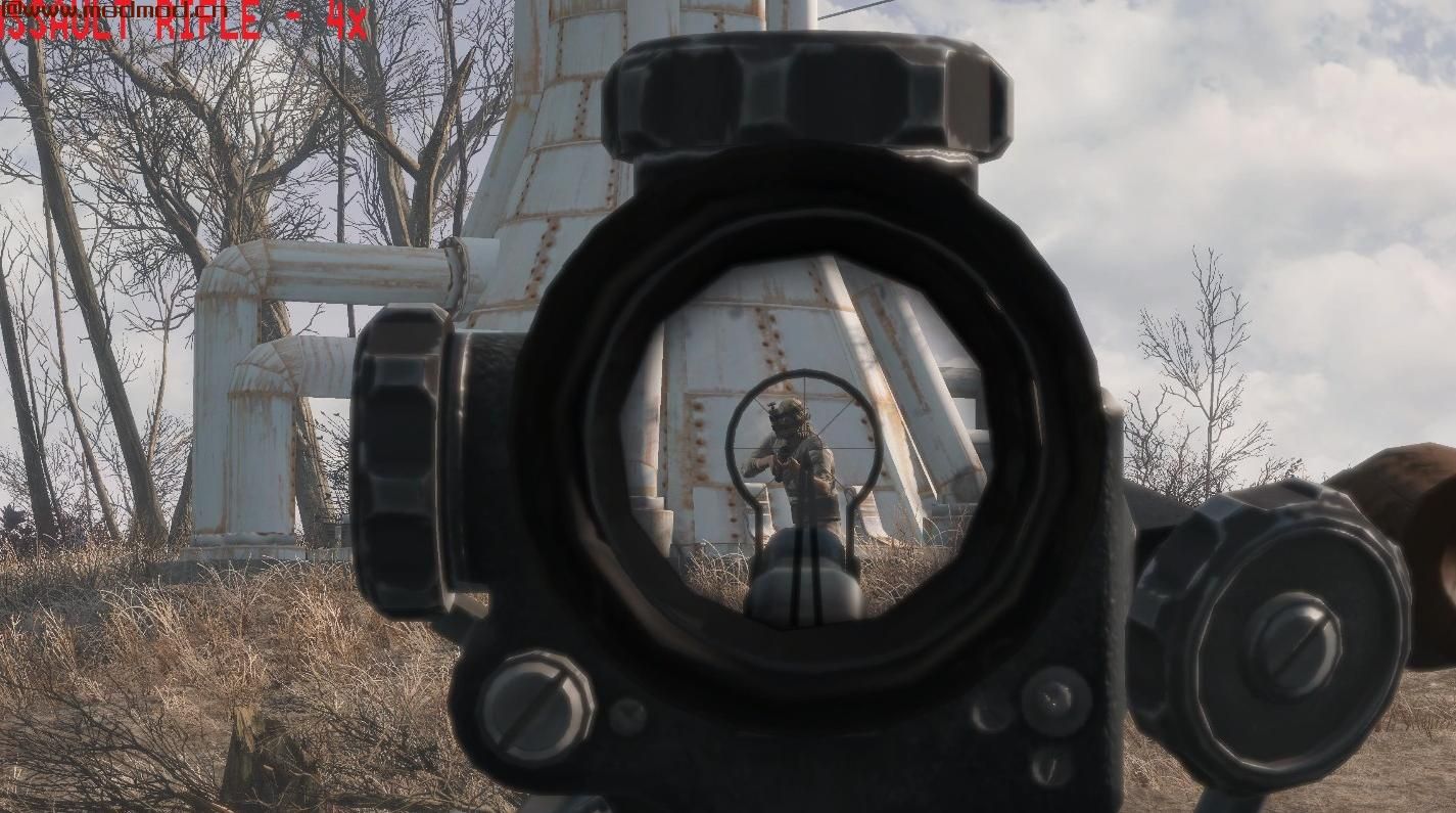 辐射4MOD 瞄准可视范围