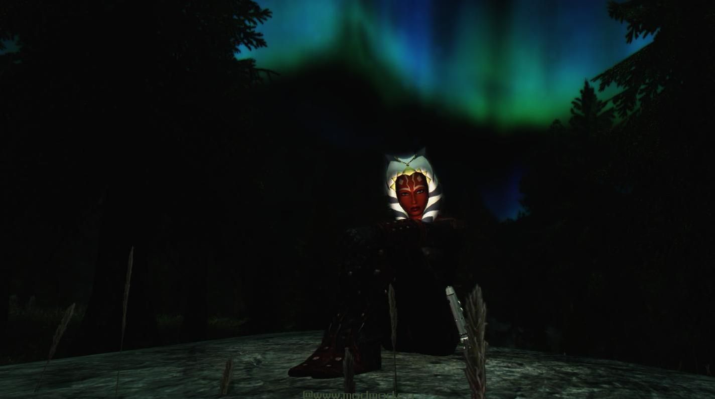 上古卷轴5：重置版MOD 上映的Ahsoka Tano随从星球大战