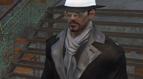 辐射4MOD 中二老冰棍装逼利器——【黑亮整洁版银衣怪客服装】