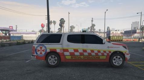 侠盗猎车手5「GTA5」Mod: NSW AMBULANCE HOLDEN COLORADO