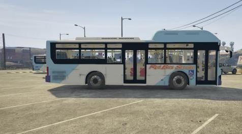 侠盗猎车手5「GTA5」Mod: RED BUS SERVICE NSW LIVERY