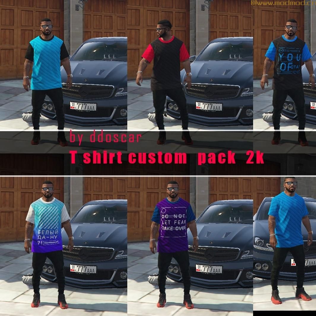 侠盗猎车手5「GTA5」Mod: T恤包收藏