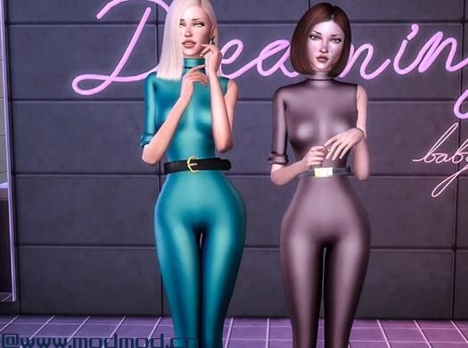 模拟人生4MOD Genius Zana Jumpsuit 连体衣