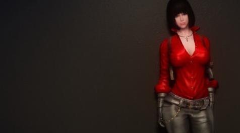 上古卷轴5：天际MOD Ada Wong Spy Outfit(重点在 卡拉 的物理耳环）