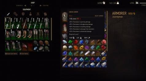 巫师3：狂猎MOD 不受限制的Undvik盔甲