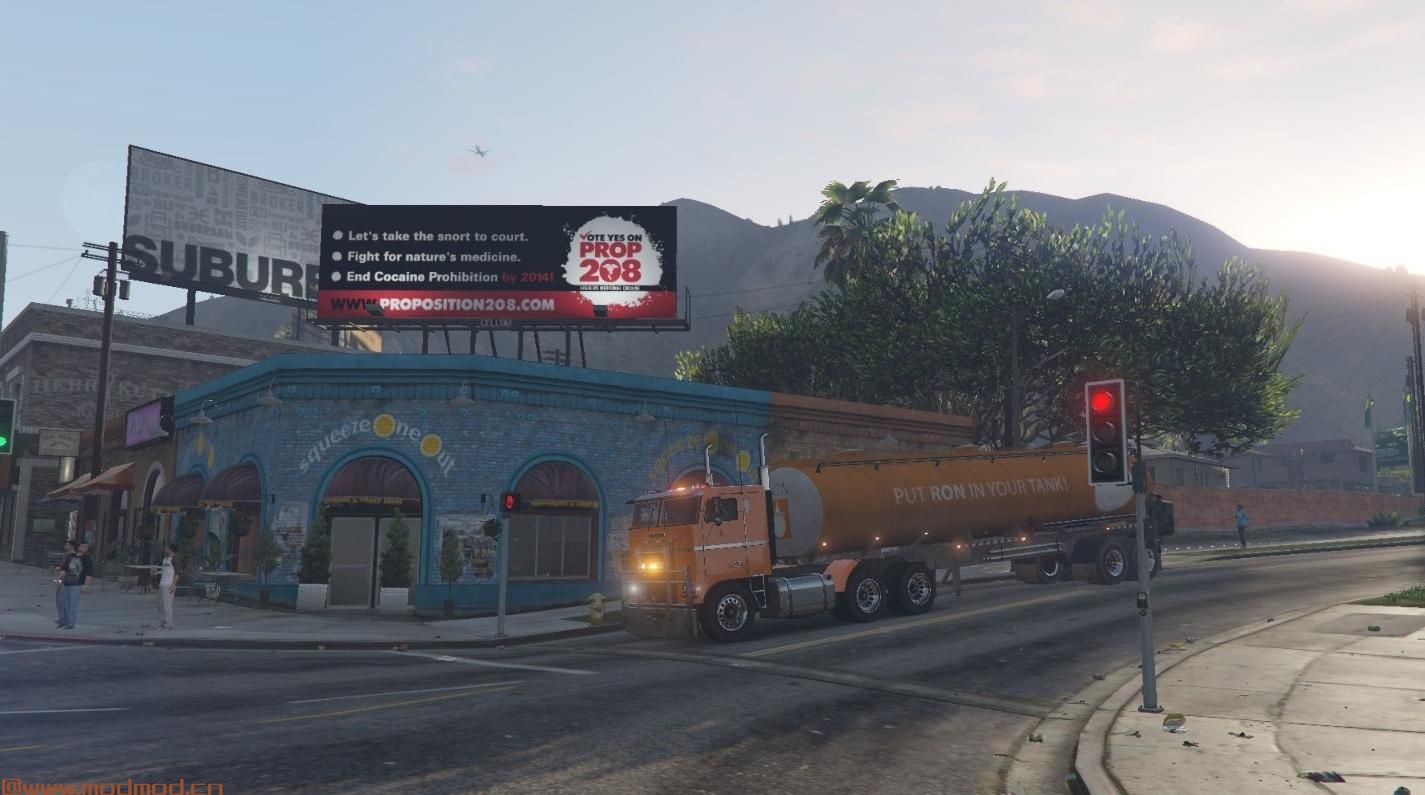 侠盗猎车手5「GTA5」Mod: 道路运输运输车（ELS）