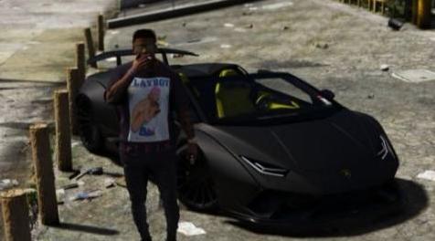 侠盗猎车手5「GTA5」Mod: 花花公子的黑色T恤