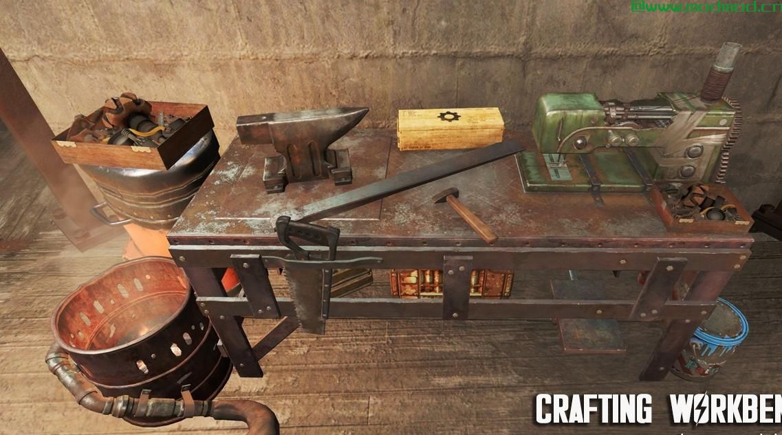 制作工作台 - Craftable Weapons Armor Clothing Ammo Junk