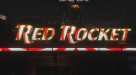 辐射4MOD More Red Rocket Signs - Lighting 更多的火箭霓虹灯