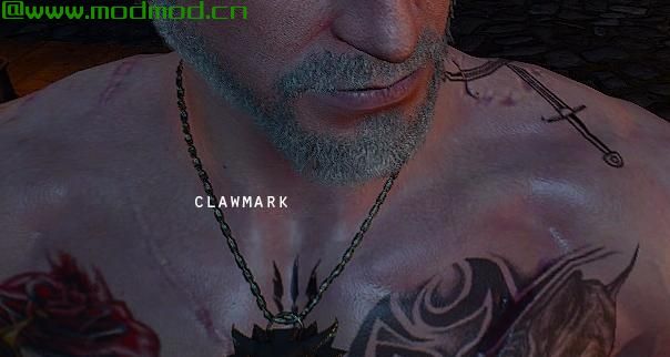 巫师3：狂猎MOD 杰洛特上身纹身