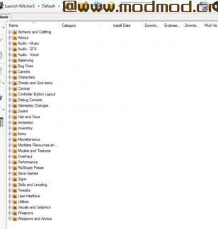 巫师3：狂猎MOD Nexus Categories for Witcher 3