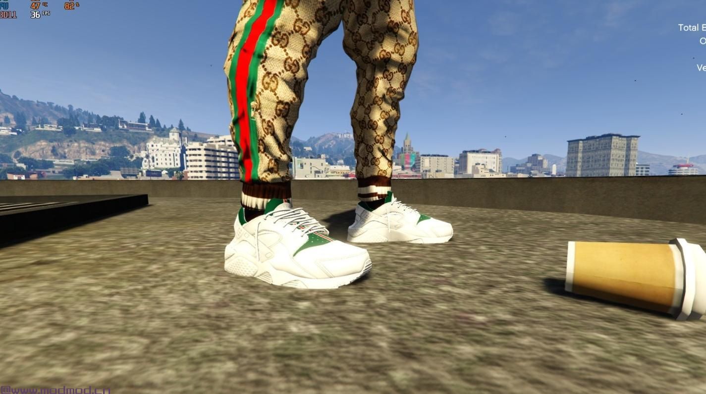 侠盗猎车手5「GTA5」Mod: Gucci Nike Huarache