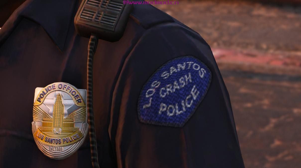 侠盗猎车手5「GTA5」Mod: LSPD C.R.A.S.H Cop Textures