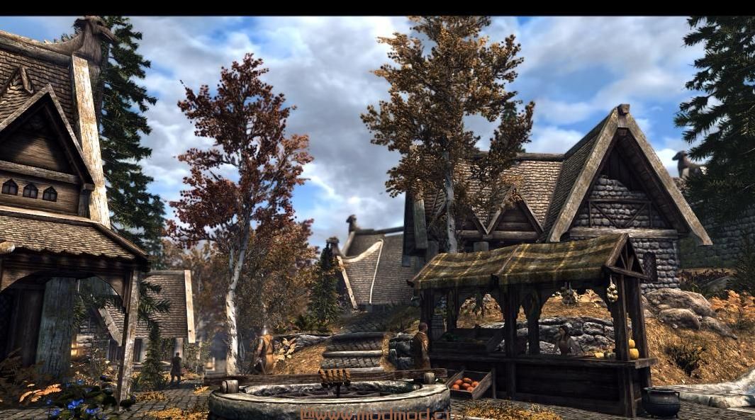 上古卷轴5：重置版MOD 在Whiterun的Blubbos树
