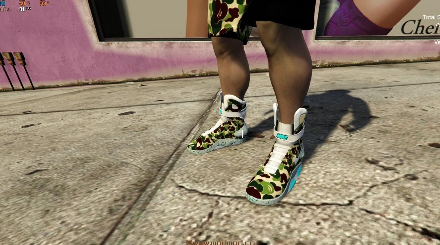 侠盗猎车手5「GTA5」Mod: Bape Nike Mags