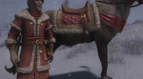 上古卷轴5：重置版MOD 创造俱乐部Saturalia服装和驯鹿马鞍的圣诞节Retexture