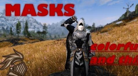 上古卷轴5：重置版MOD 面具 - 色彩缤纷的薄面具