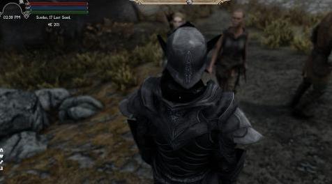 上古卷轴5：重置版MOD 乌木护甲男性颈部缝隙修复