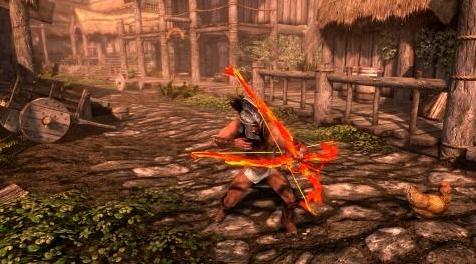 上古卷轴5：重置版MOD CrossFire  -  X形弓与爆炸的箭头。 2K纹理