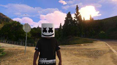 侠盗猎车手5「GTA5」Mod: Maverick ne黑色T恤