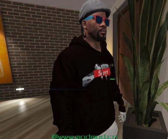 侠盗猎车手5「GTA5」Mod: Skrrt连帽衫